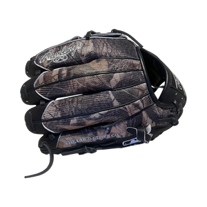 Rawlings Custom 11.75" Inch Two Piece Web Camouflage Speed Shell Black Heart of the Hide Pitcher Glove