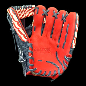 Custom Merica’ Drip Series 11.5” I-Web Baseball Glove Red White Blue