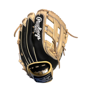 Rawlings Custom 12.75” H-Web Black Speed Shell Camel Heart of the Hide Outfield Glove