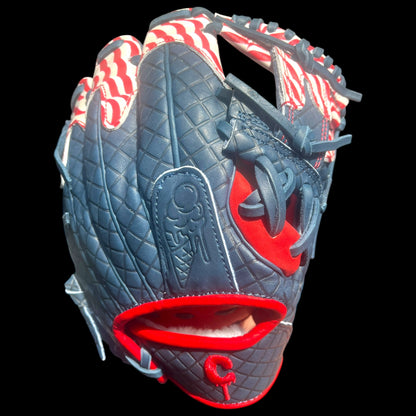 Custom Merica’ Drip Series Kip 11.5” I-Web Baseball Glove Red White Blue