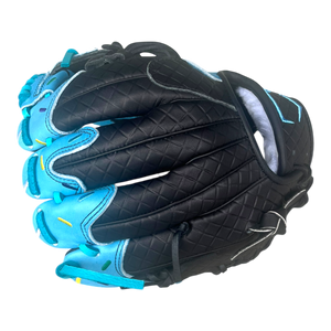 Custom Ballgloves Baby Blue Black Ice Cream Baseball Glove 11.5” I-Web