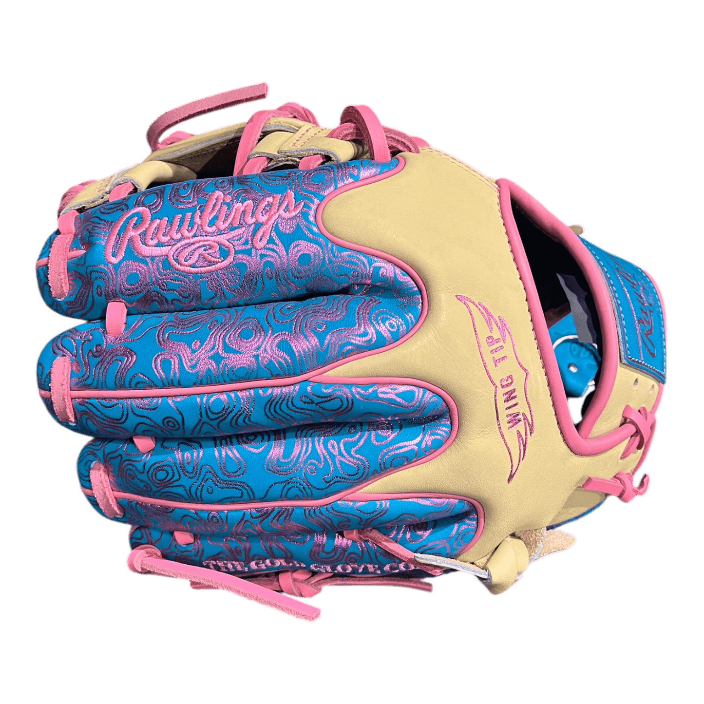 Rawlings Exclusive 11.5” Wing Tip I-Web Purple Pink Blonde Glove