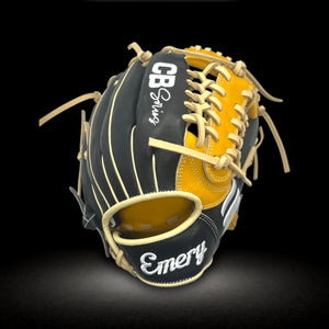 Emery CB Series 11.5" Inch Modified Trapeze Web Black Brown Blonde Infield Pitcher Glove