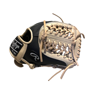 Rawlings Custom 11.50” Modified Trapeze Black Speed Shell Camel Heart of the Hide Pitcher Infield Glove