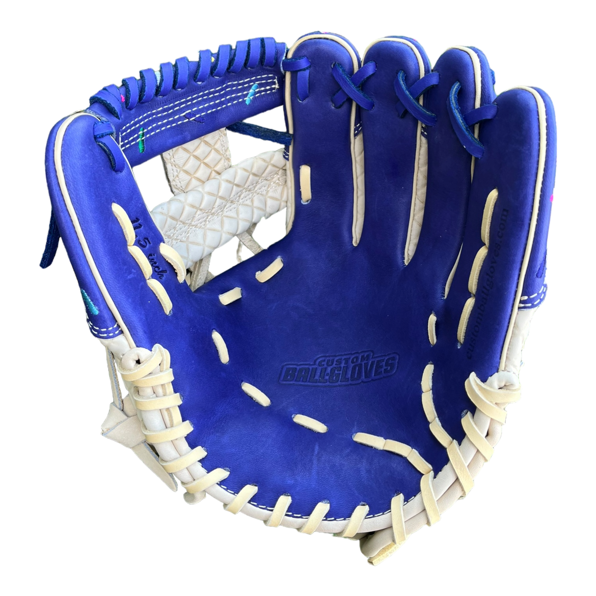 Custom Ballgloves Purple Ice Cream Baseball Glove 11.5” I-Web Infield