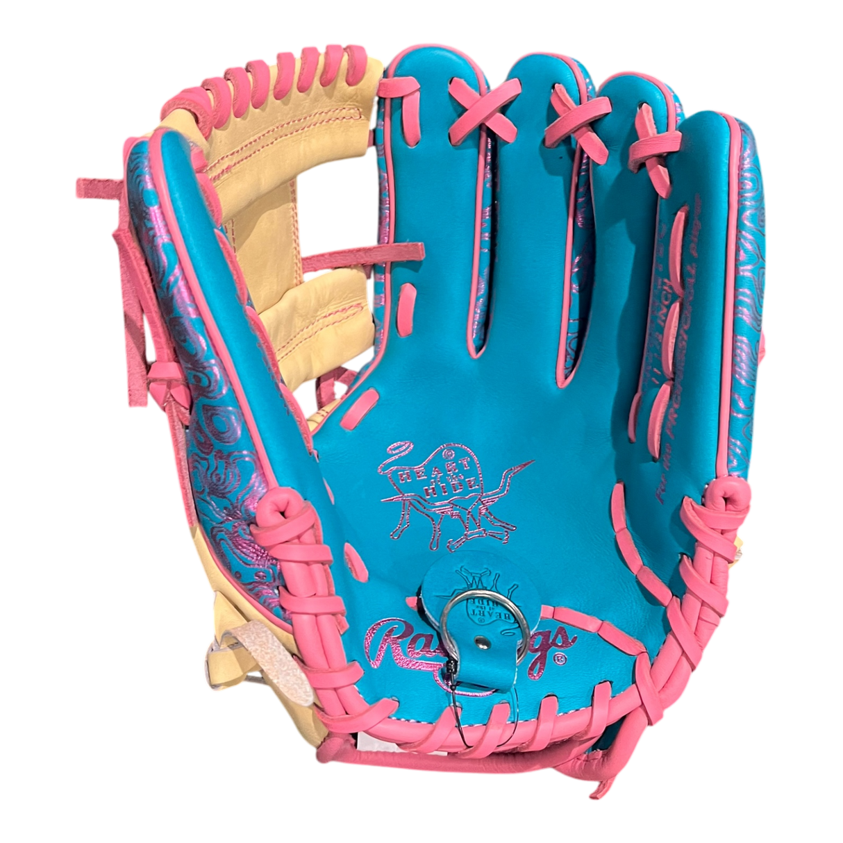 Rawlings Exclusive 11.5” Wing Tip I-Web Purple Pink Blonde Glove