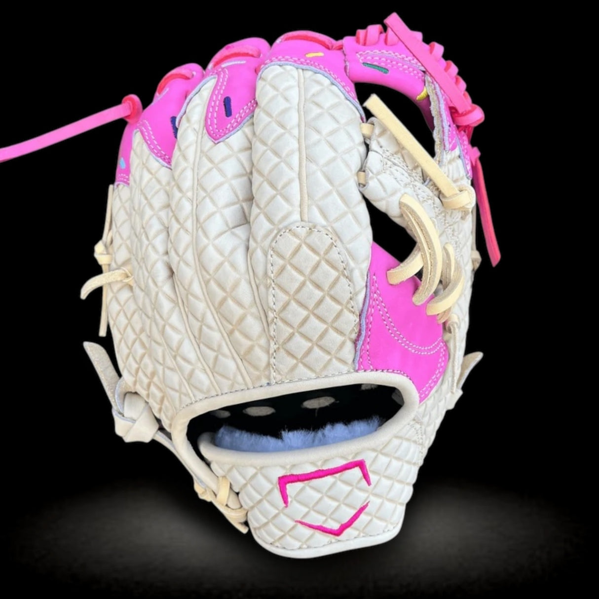 Custom Ice Cream Series Pink 11.5” I-Web Infield Baseball Glove