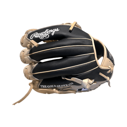 Rawlings Custom 11.50” Modified Trapeze Black Speed Shell Camel Heart of the Hide Pitcher Infield Glove