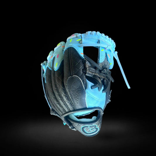 Custom Ice Cream Series Kip Baby Blue Black 11.5” I-Web Baseball Glove