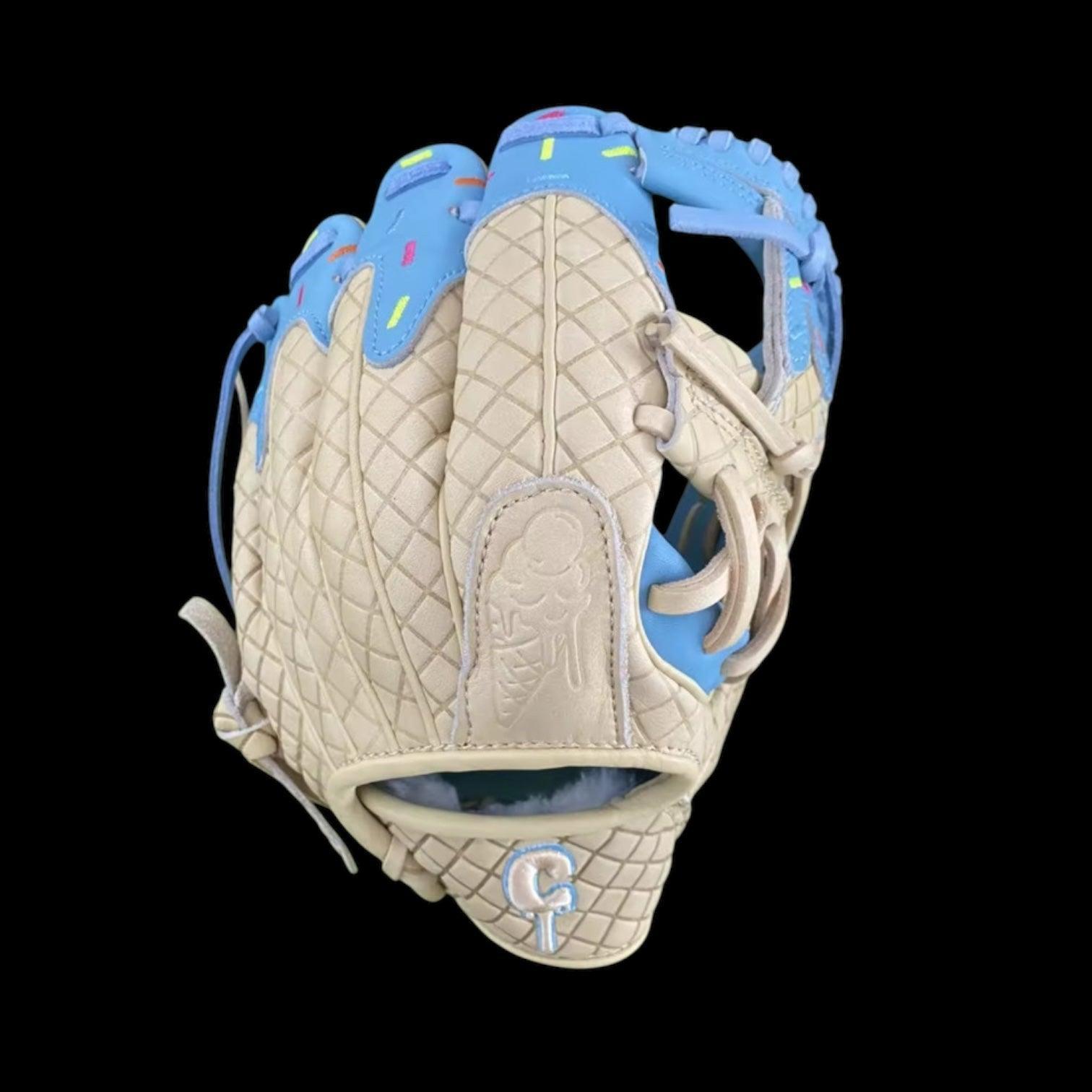 Custom Ice Cream Series Youth Cowhide Soft 11” I-Web Baby Blue Baseball Glove