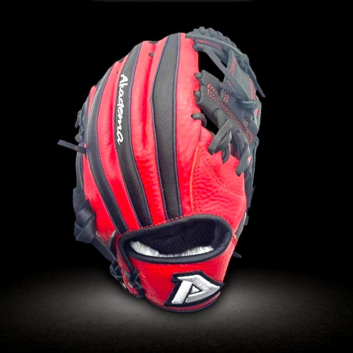 Akadema Pro Soft Series 11.5” Inch Red Black I Web Infielders Glove