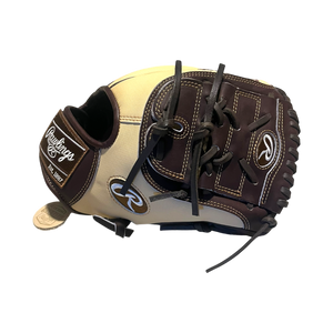 Rawlings Custom 11.75" Inch Two Piece Web Blonde Speed Shell Brown Heart of the Hide Pitcher Glove