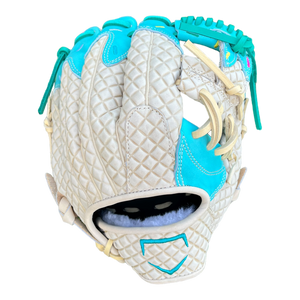 Custom Ballgloves Mint Ice Cream Baseball Glove 11.5” I-Web Infield