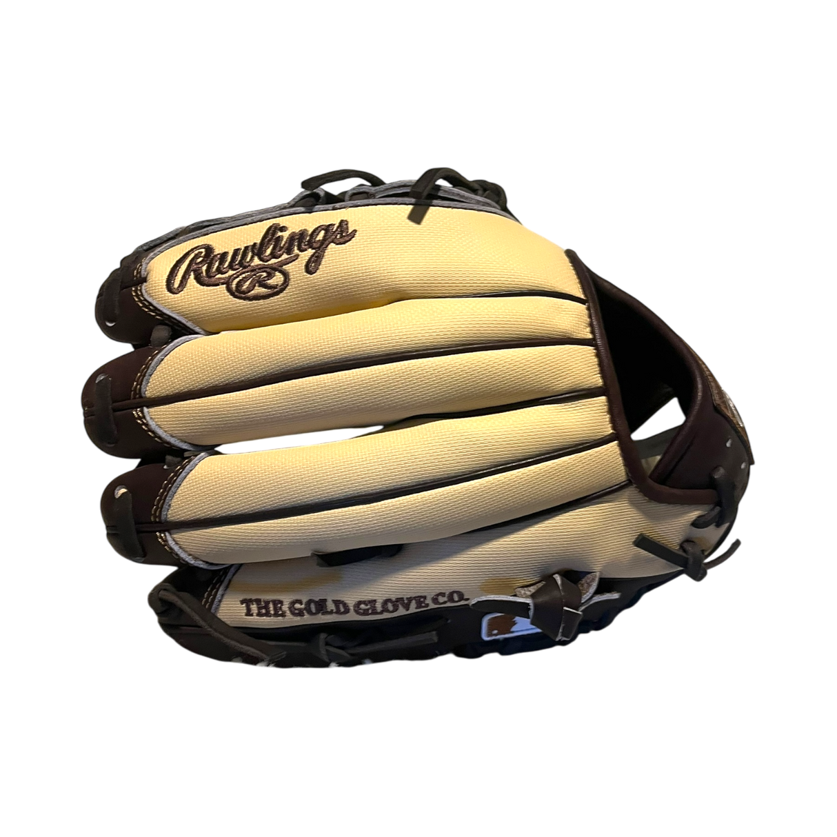 Rawlings Custom 11.75" Inch Two Piece Web Blonde Speed Shell Brown Heart of the Hide Pitcher Glove