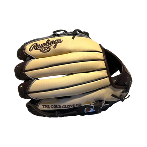 Rawlings Custom 11.75" Inch Two Piece Web Blonde Speed Shell Brown Heart of the Hide Pitcher Glove