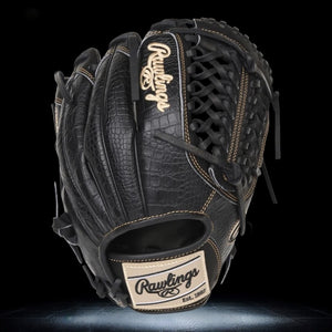 Rawlings R2G 11.75" Inch Croc Skin Black Blonde Heart of the Hide Baseball Glove