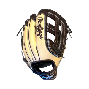 Rawlings Custom 12.75” H-Web Blonde Speed Shell Brown Heart of the Hide Outfield Glove