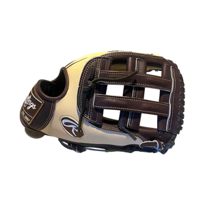 Rawlings Custom 12.75” H-Web Blonde Speed Shell Brown Heart of the Hide Outfield Glove