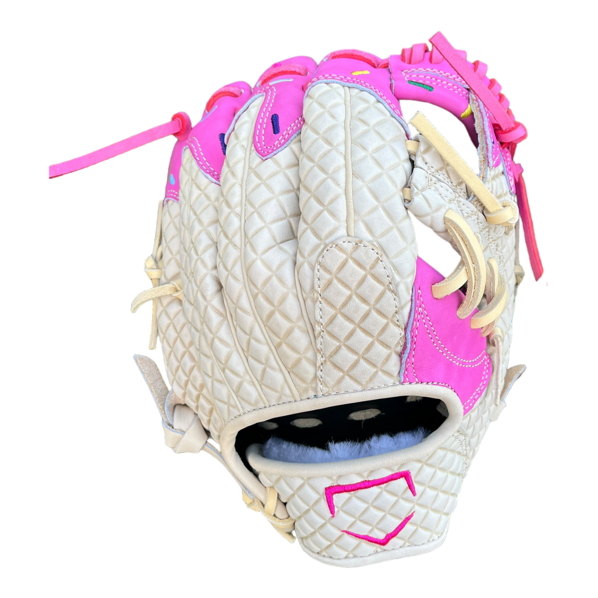 Custom Ice Cream Series Pink 11.5” I-Web Infield Baseball Glove