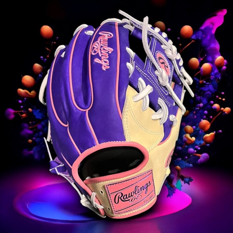 Rawlings Exclusive 11.5” I-Web Purple Pink Blonde Glove