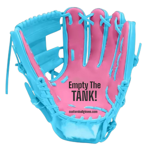 CB Motivation Series “Empty The Tank!” 11.5” I-Web Baby Blue Pink Baseball Glove