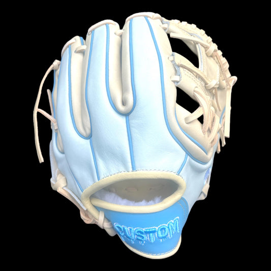 Custom Color Flair 11.5” I-Web Baby Blue White Blonde Baseball Glove