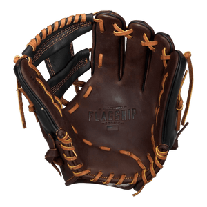 Easton Flagship Series 11.5” I-Web Brown Black Infield Glove - CustomBallgloves.com