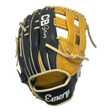Emery CB Series 12.75" Inch H-Web Black Brown Blonde Outfield Glove - CustomBallgloves.com
