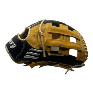 Emery CB Series 12.75" Inch H-Web Black Brown Blonde Outfield Glove - CustomBallgloves.com