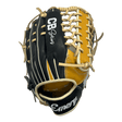 Emery CB Series 12.75" Inch Trapeze Web Black Brown Blonde Outfield Glove - CustomBallgloves.com