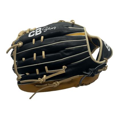 Emery CB Series 12.75" Inch Trapeze Web Black Brown Blonde Outfield Glove - CustomBallgloves.com