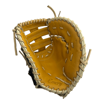 Emery CB Series 13” Inch Black Brown Blonde First Base Mitt - CustomBallgloves.com