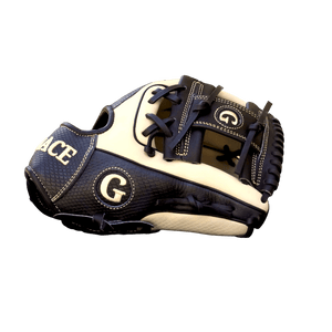 Grace Glove Co 11.50” In Blonde Black Snake Skin Infield I-Web Glove - CustomBallgloves.com