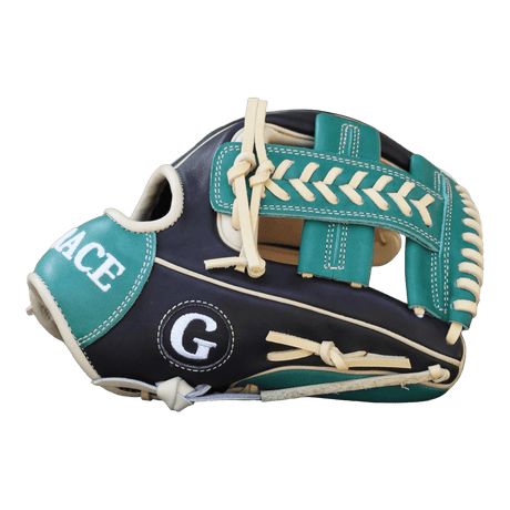 Grace Glove Co 11.50” In Green Black Blonde Infield OG Web Glove - CustomBallgloves.com