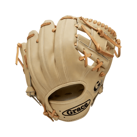 Grace Glove Co 9.5” Inch Blonde Youth/Adult Infield Training Baseball Glove RHT - CustomBallgloves.com