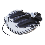 Grace Glove Co Softball Mitt Black White - Hays Rutledge Design - CustomBallgloves.com