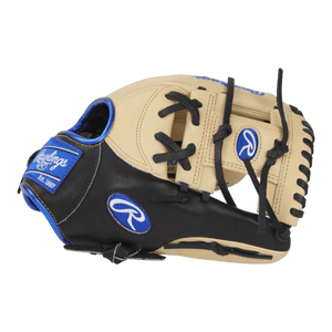 Rawlings 11.5" Inch I-Web Blonde Black Blue Heart of the Hide Infield Glove - CustomBallgloves.com