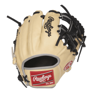 Rawlings 9.5" Inch Infield Blonde Black Training Glove Heart of the Hide PRO200TR-2C - CustomBallgloves.com