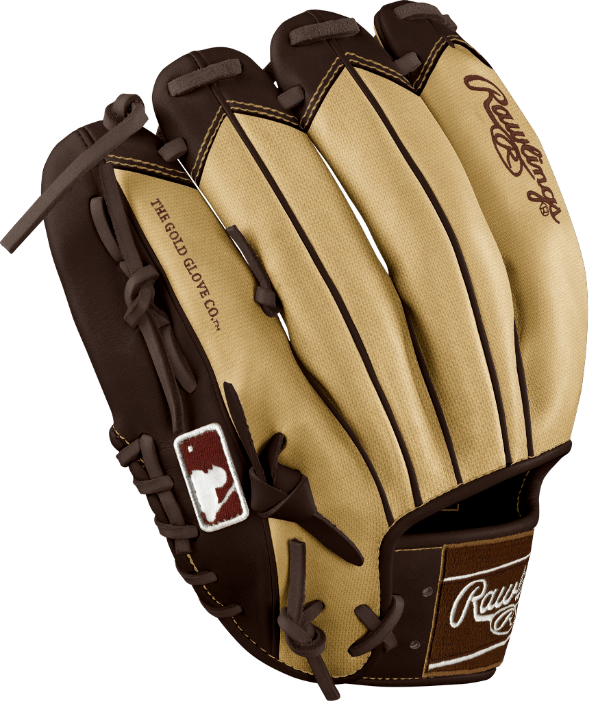 Rawlings Custom 11.50" Inch Laced Single Post Blonde Speed Shell Brown Heart of the Hide Infield Glove - CustomBallgloves.com