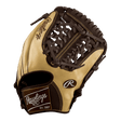 Rawlings Custom 11.50" Inch Modified Trapeze Blonde Speed Shell Brown Heart of the Hide Pitcher Infield Glove - CustomBallgloves.com