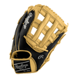 Rawlings Custom 12.75” H-Web Black Speed Shell Camel Heart of the Hide Outfield Glove - CustomBallgloves.com