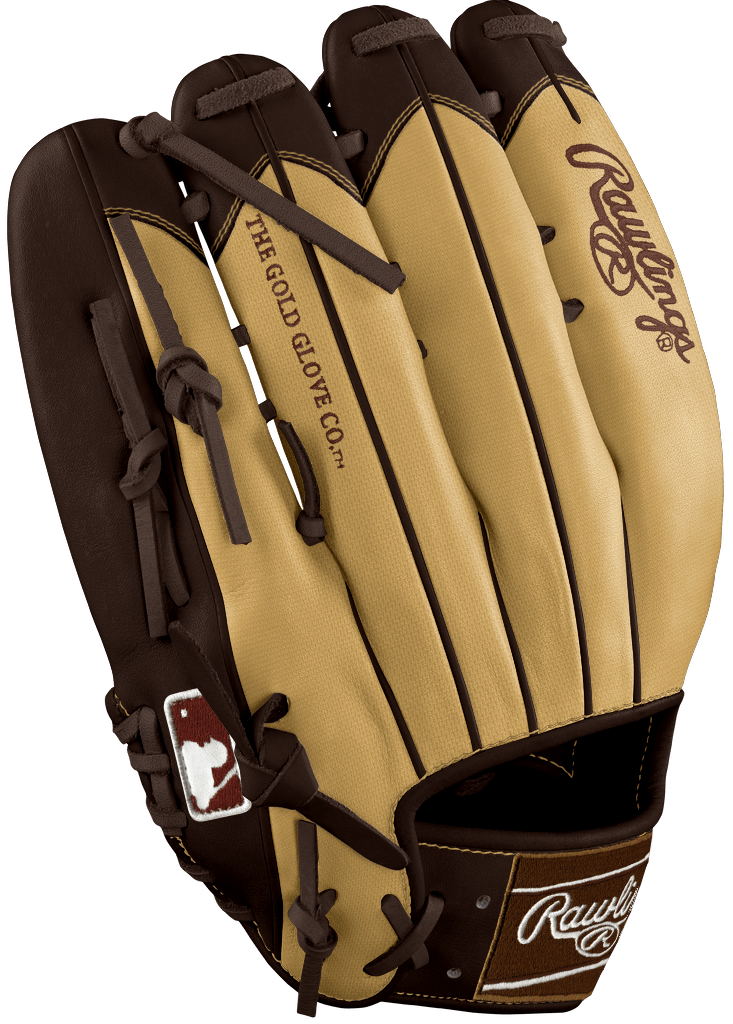 Rawlings Custom 12.75” H-Web Blonde Speed Shell Brown Heart of the Hide Outfield Glove - CustomBallgloves.com