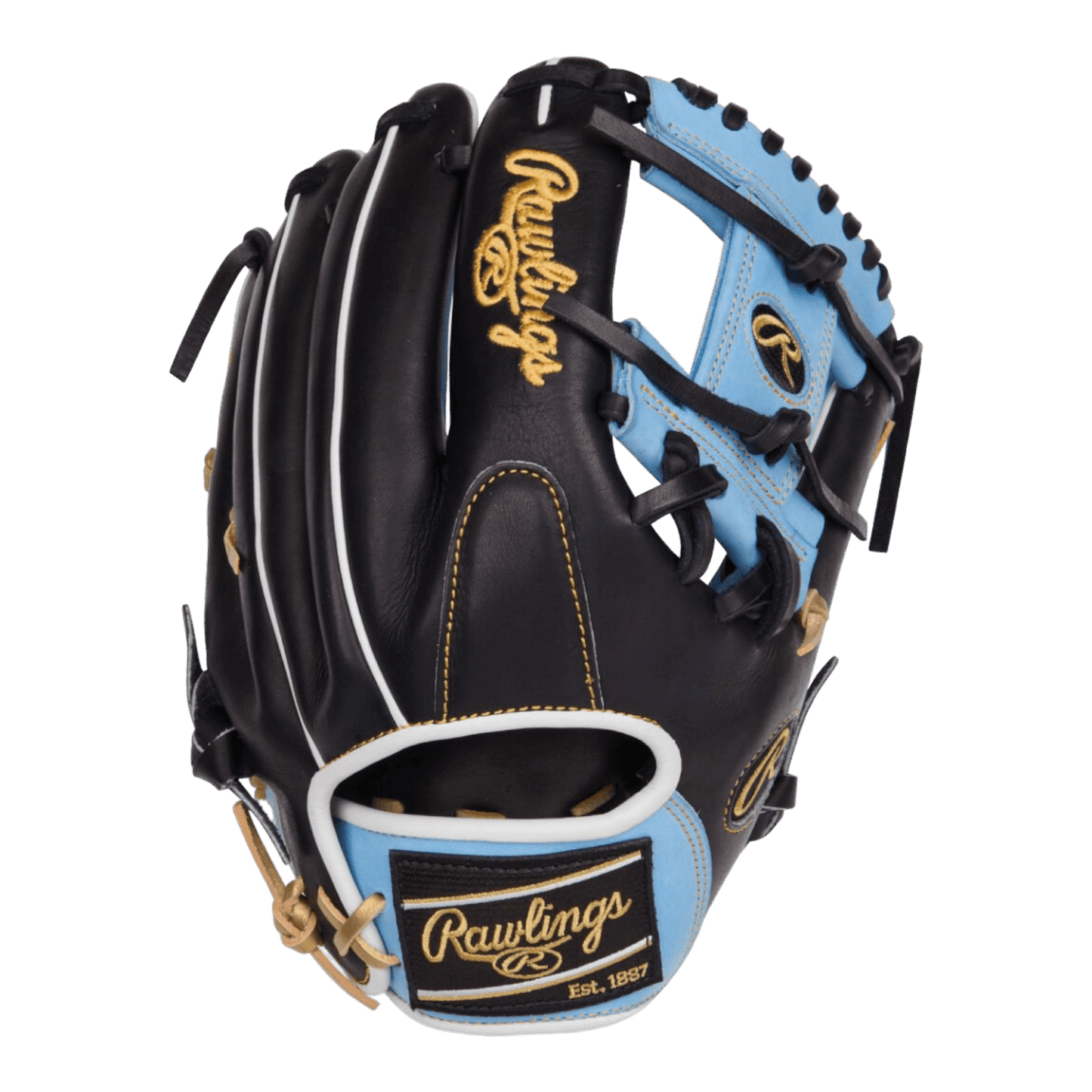 Rawlings HOH R2G 11.75” Baby Blue Infield Glove - CustomBallgloves.com