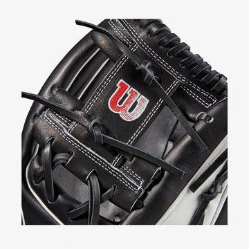 Wilson A2000 11.75” I-Web Black White Red Infield Glove