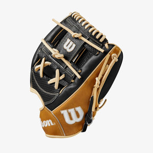 Wilson A2000 SC1787 11.75” Black Brown Infield Baseball Glove RHT - CustomBallgloves.com