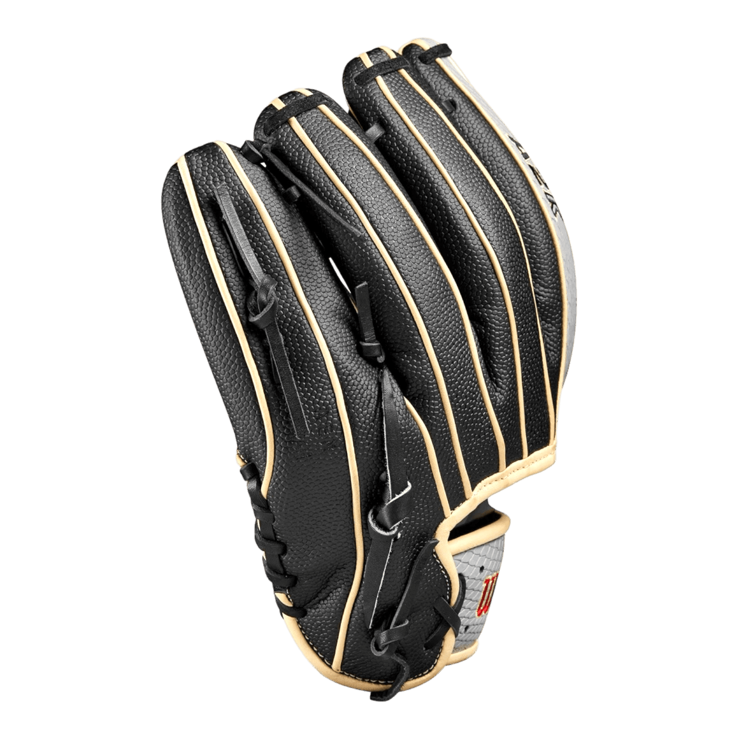 Wilson A2K 11.5” I-Web WBW101374115 Black Gray Infield Glove - CustomBallgloves.com