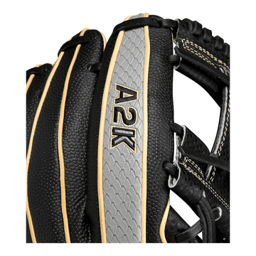 Wilson A2K 11.5” I-Web WBW101374115 Black Gray Infield Glove