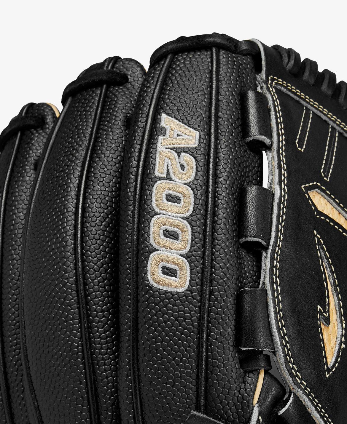 Wilson B23SS A2000 12” Pitcher Black Blonde Glove - CustomBallgloves.com