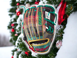 Wilson Limited Edition Christmas A2000 11.5” Baseball Glove - CustomBallgloves.com